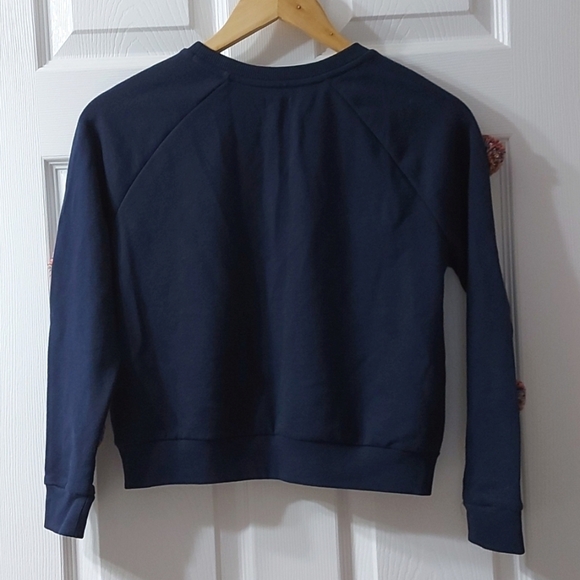 NWT Gymboree Pom Pom Sweater, Navy,  Size Large (10-12) - Picture 3 of 6
